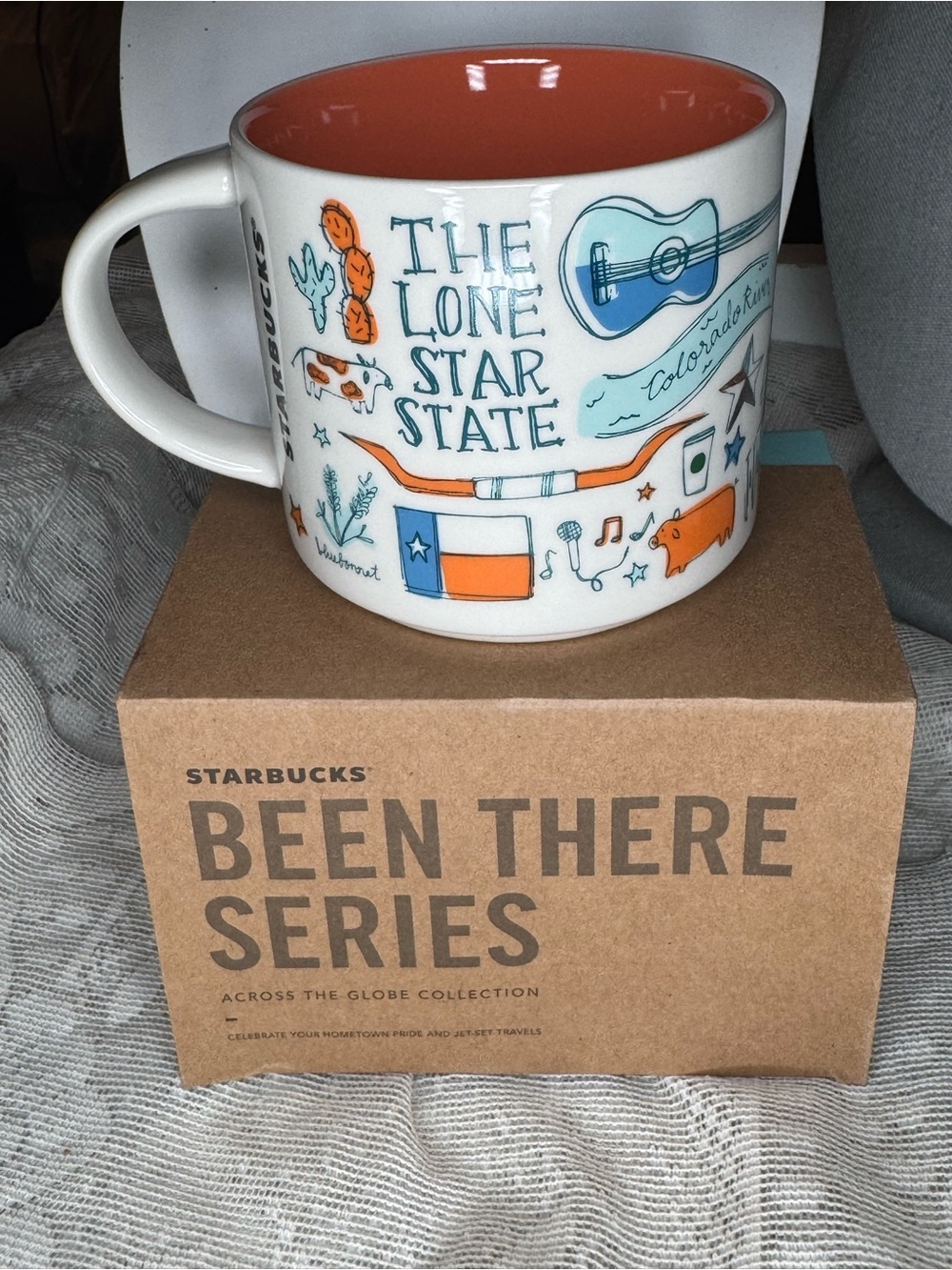 Starbucks  "Been There " Texas  Mug 14oz Collectible  Iconic Texas Symbols...